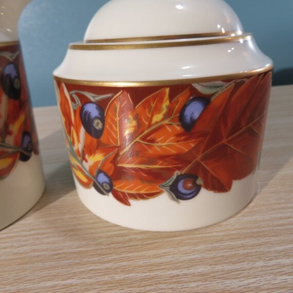 Vintage - HARD TO FIND! Mikasa Mystic Fruit Sugar and Creamer Set - Picture 6 of 8